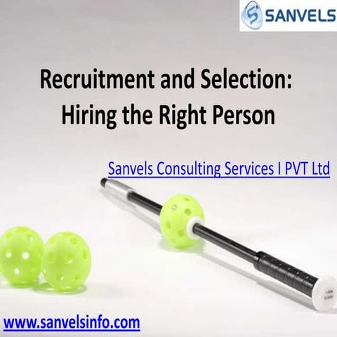 Recruitment and selection ppt