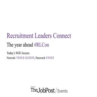 Recruitment Leaders Connect - #RLCo...