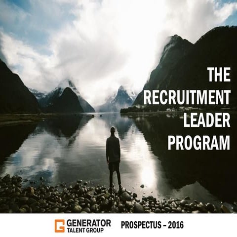 Recruitment leaders program   prospectus final