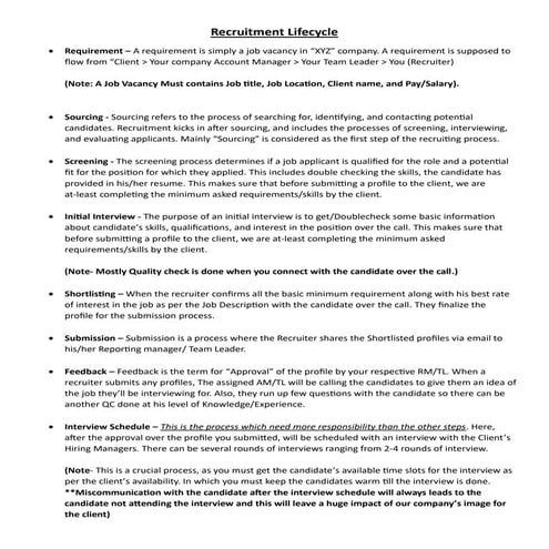Recruitment Lifecycle jfjieiiwiiwiwiwiiwii