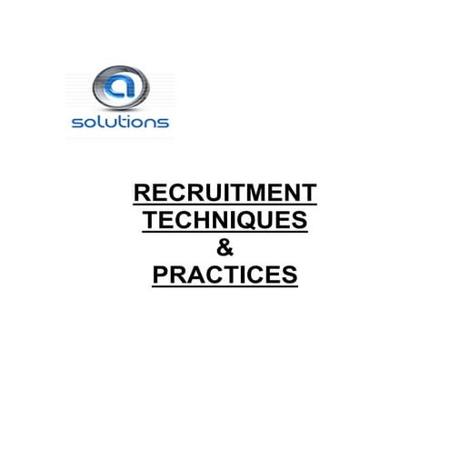 Recruitment Practices