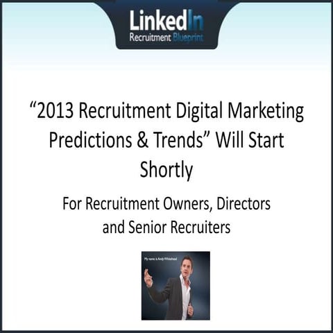 Recruitment predictions & trends vsn 5.0
