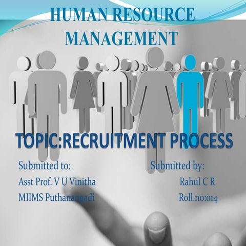 Recruitment process 