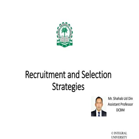 Recruitment strategies