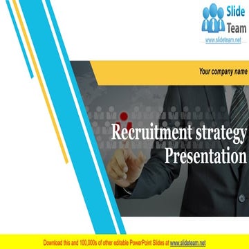 Recruitment Strategy Presentation PowerPoint Presentation Slides 