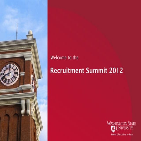 Recruitment Summit Fall 2012