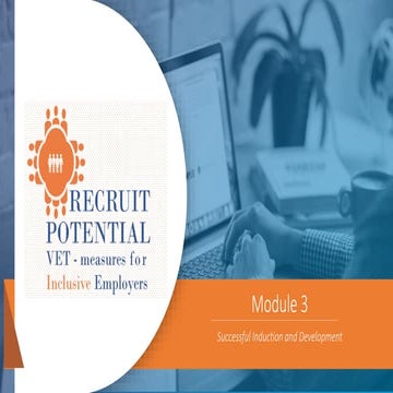 Recruit Potential Module 3  Successful Induction and Development 