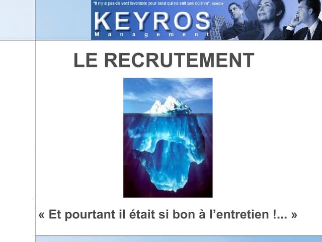 Recrutement