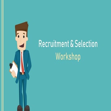 HR for Student Activities | Recruitment and Selection Workshop 