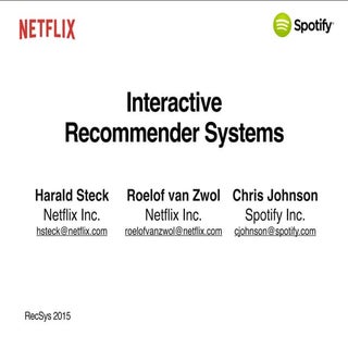 Interactive Recommender Systems wit...