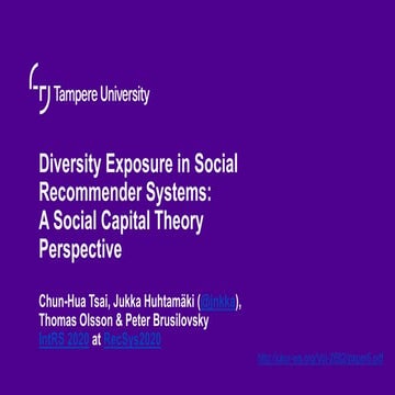 Diversity Exposure in Social Recommender Systems: A Social Capital Theory Perspective