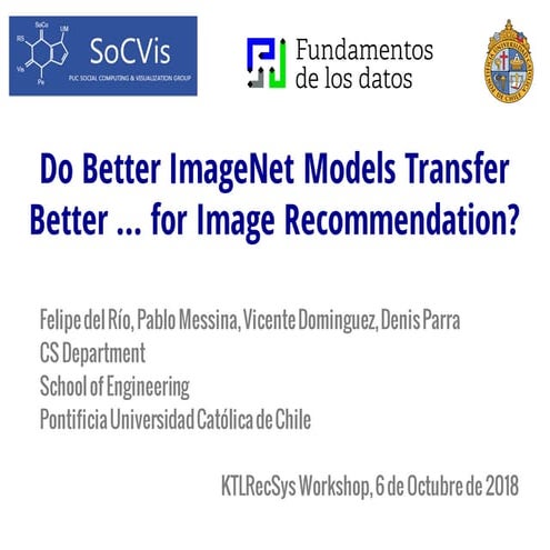 Do Better ImageNet Models Transfer Better... for Image Recommendation?