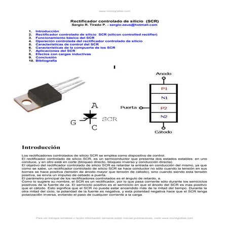 Rectificador controlado-silicio-scr