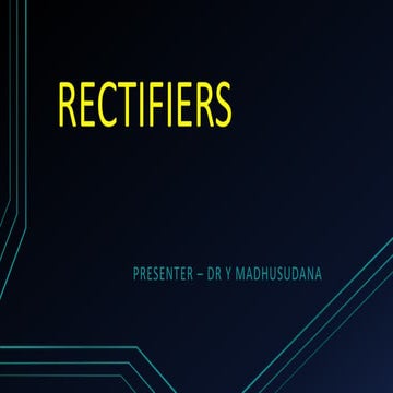 Rectifiers
