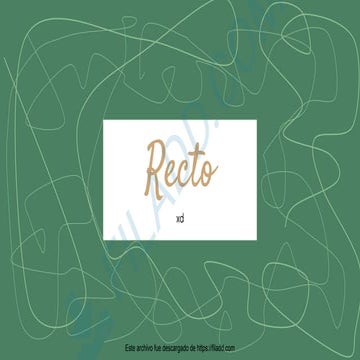 Recto .pdf presentación con dibujos y lo más explicado sintetizadamente ...