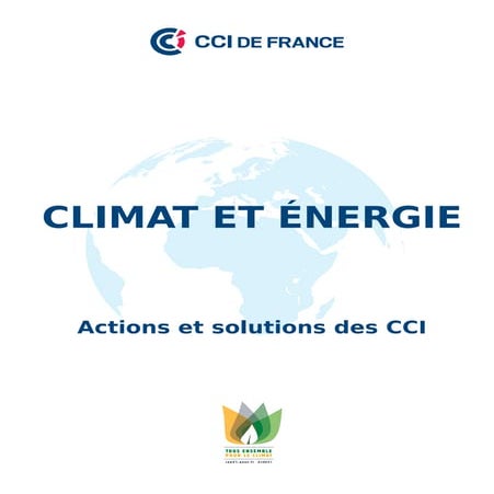 CLIMAT ET ÉNERGIE - Actions et solutions des CCI de France