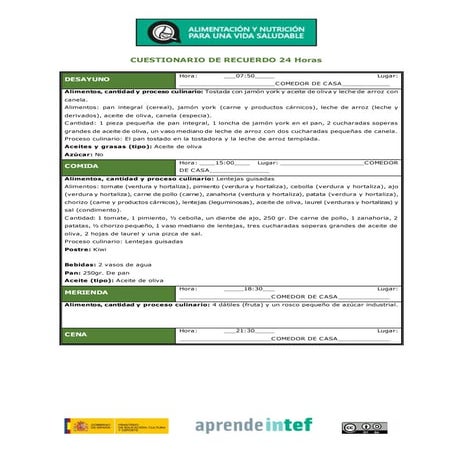 Recuerdo de 24 horas