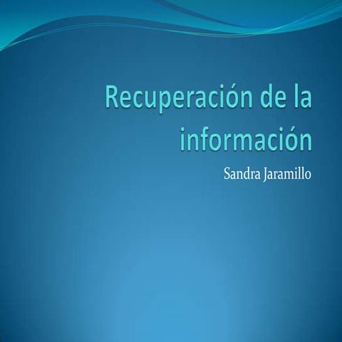 Recuperación de la información