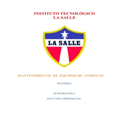 curso de mantenimiento