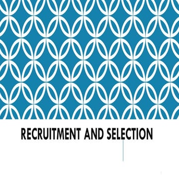 Recurement for Human Resource Management.ppt