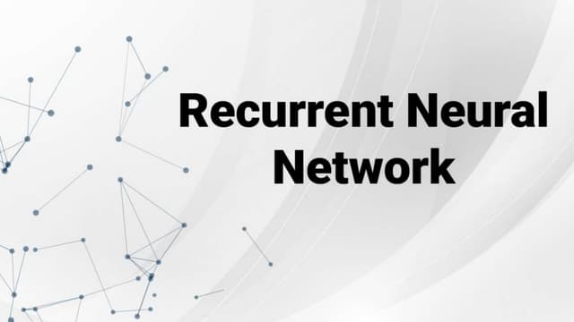 Recurrent Neural Networks (RNNs)