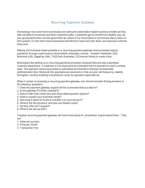 Pay 360 HE A4 Summary | PDF