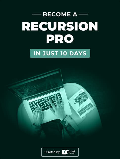 Become Recursion Pro in 10 days | Tutort Academy - Best Courses for Working P...