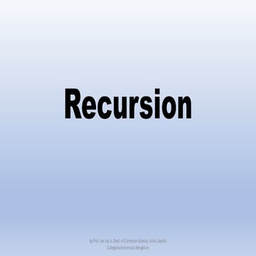 Recursion Merge Sort Quick Sort.pptx