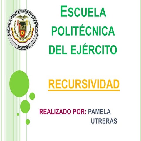 Recursividad