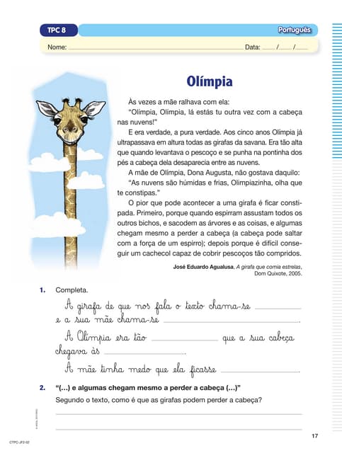 Recurso ficha de portugues do 2º ano