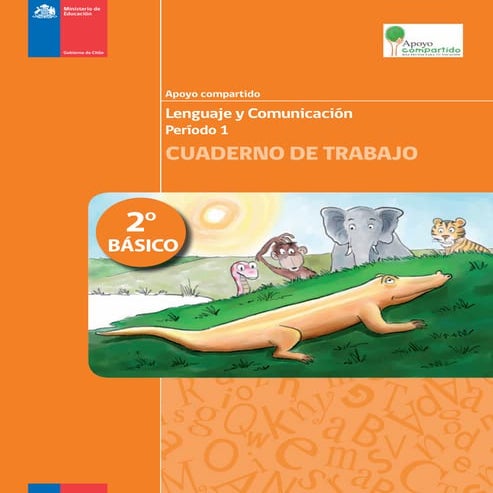 Recurso cuaderno de trabajo 1 segundo basico