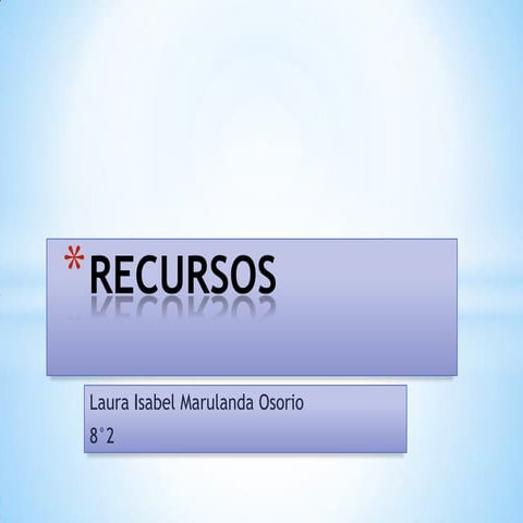 Recursos
