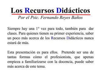 recursos didácticos