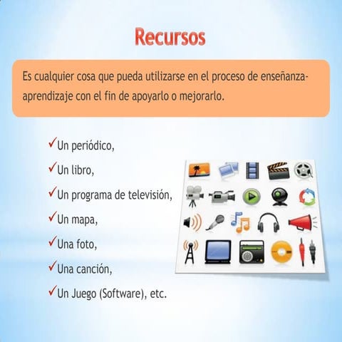 Concepto de Recursos Educativos Digitales