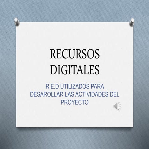 Recursos digitales