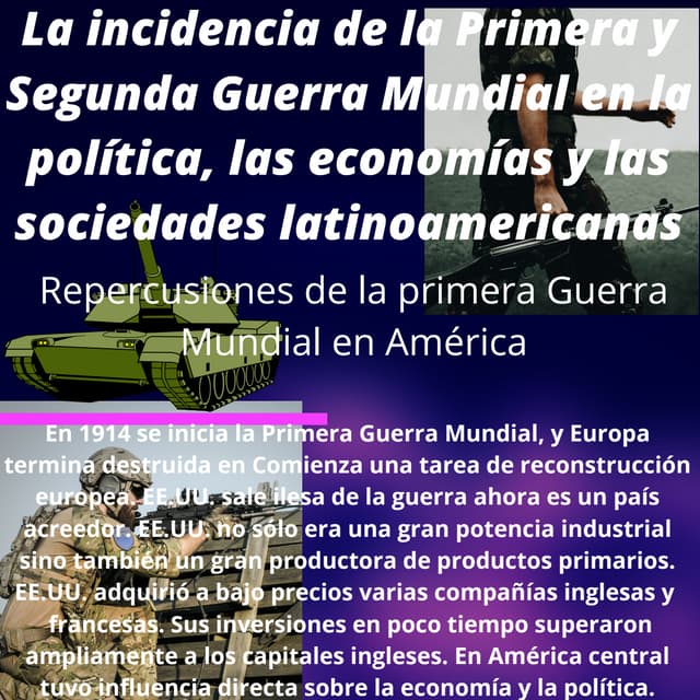 Consecuencias de la primera guerra mundial para america | PPT