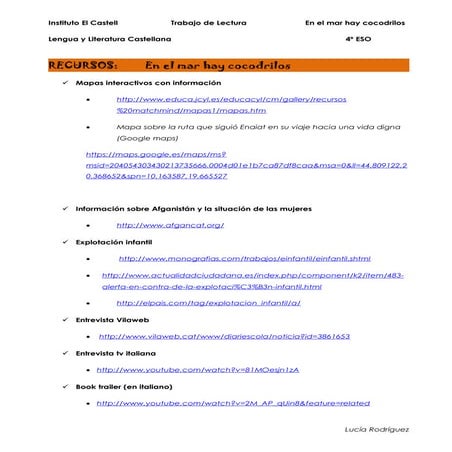 Recursos en el mar hay cocodrilos