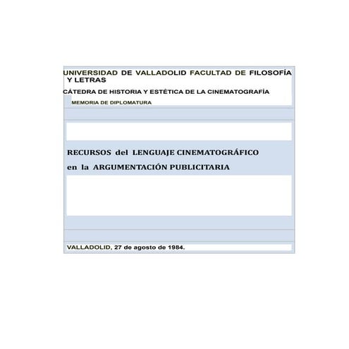 Recursos en la argumentación publicitaria