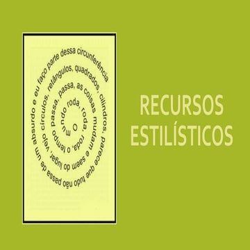 Recursos estilísticos