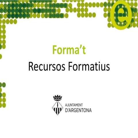 Recursos formatius