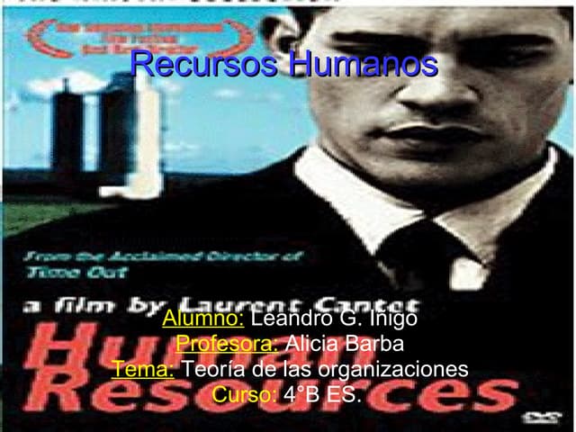 Película recursos humanos