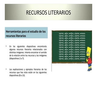 Recursos literarios