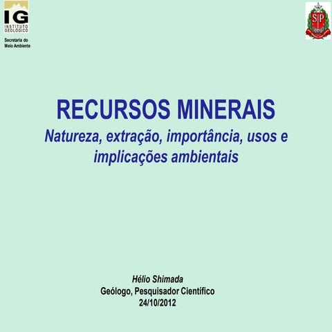 Recursos minerais