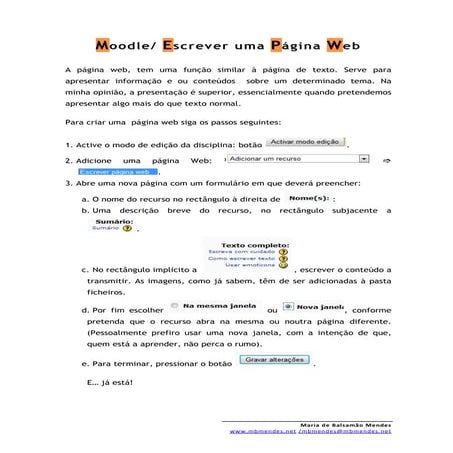 Recursos Moodle Pagina Web
