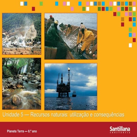 Uma apresentação sobre recursos naturais alunos do 8º ano