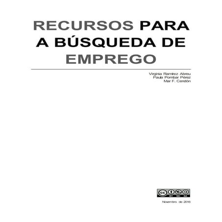 Recursos para a búsqueda de emprego