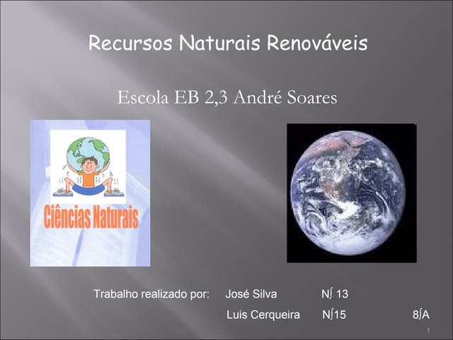 Recursos Energéticos Renováveis