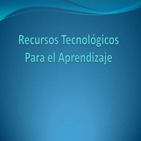 Recursos tecnológicos