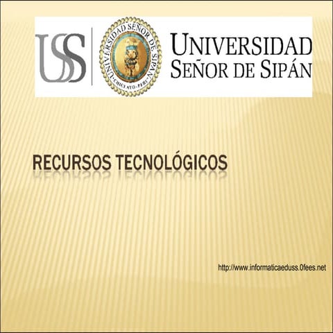 Recursos Tecnolgicos