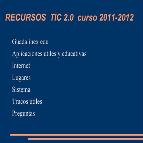 Recursos tic de guadalinex
